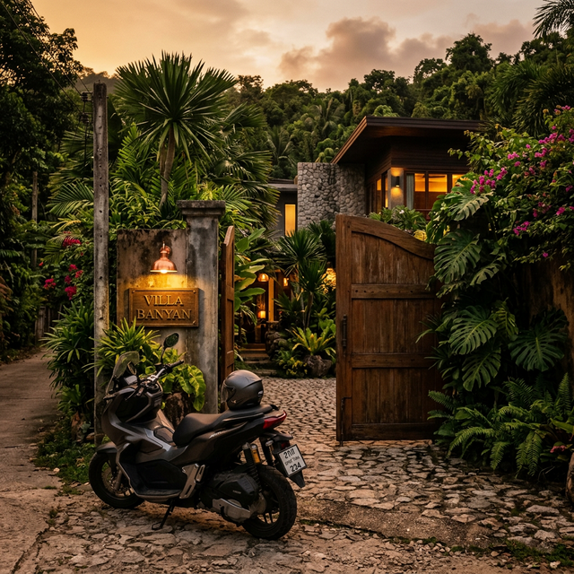 Cash delivery to villa on Koh Phangan